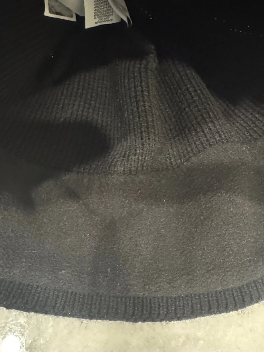 The North Face Black Logo Knit Beanie - Unisex EUC